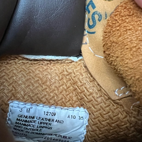 Timberland 6-Inch Premium Size 3M Boot Kids Wheat Leather Lace-up Waterproof - Picture 6 of 9